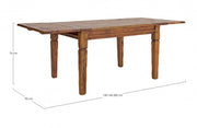 Tavolo allungabile in legno stile rustico cm 120/160/200x90 cm