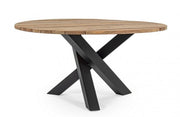 Tavolo in Legno FSC Brandon per Esterno diam. 150 cm x h77,5