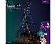 Luci Danzanti Stella Cadente Cambio Colore Esterni H 270 Ø 28 cm