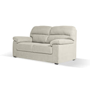 Divano Alenda 3 posti beige con piedini quadrati