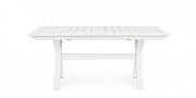 Tavolo allungabile giardino Kenyon bianco cm 180/240 x 100