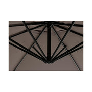 Ombrellone da giardino con braccio a 360°Texas cm 300x h260 Antracite-Tortora iperbriko