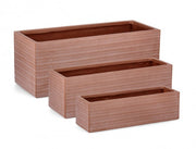 Set3 P.Vaso Tressage Rett Terracotta