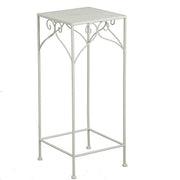 Colonnina metallo milena 1-3 quadra alta bianco cm 30x30h73