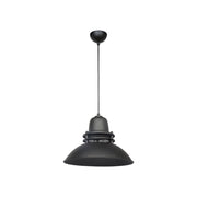Lampada a sospensione Tibet ASZ0871 nera stile industriale EFFEZ