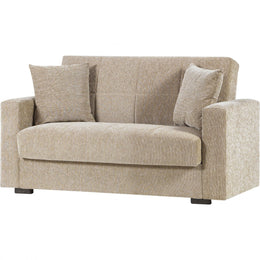 Divano 2 Posti con Cassettone Nora Young Beige 110