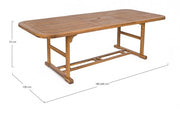 Tavolo Per esterno Noemi Allungabile in Legno  180/240x100x h 74cm