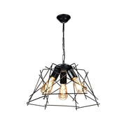 Lampada a sospensione Tena MDL3854 luci in metallo nero asimmetrico EFFEZ
