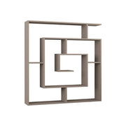 Libreria con 5 ripiani, colore light mocha, 129x125x22 cm
