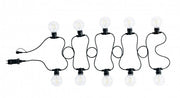 Catena luci esterno  Brillant 10 led Trasparenti 8.4m