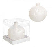 4x Candela Pearl Sfera Bianco D9