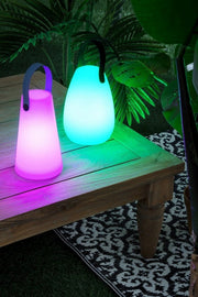 Lampada da giardino a LED Cilindrica in Polietilene