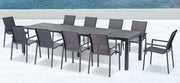 Tavolo alluminio allungabile CLEVELAN  da giardino tortora cm 100 x 200-260-320 x h 75
