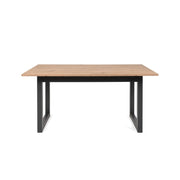 Tavolo moderno salotto cucina  allungabile quercia cm 160/200 x 90
