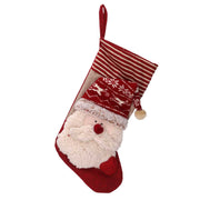 Calza tessuto babbo natale cm46x25x2