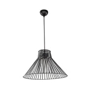 Lampada a sospensione Panama MDL4135 filo metallico nero EFFEZ